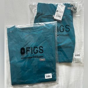 Figs scrub set Pacific Blue